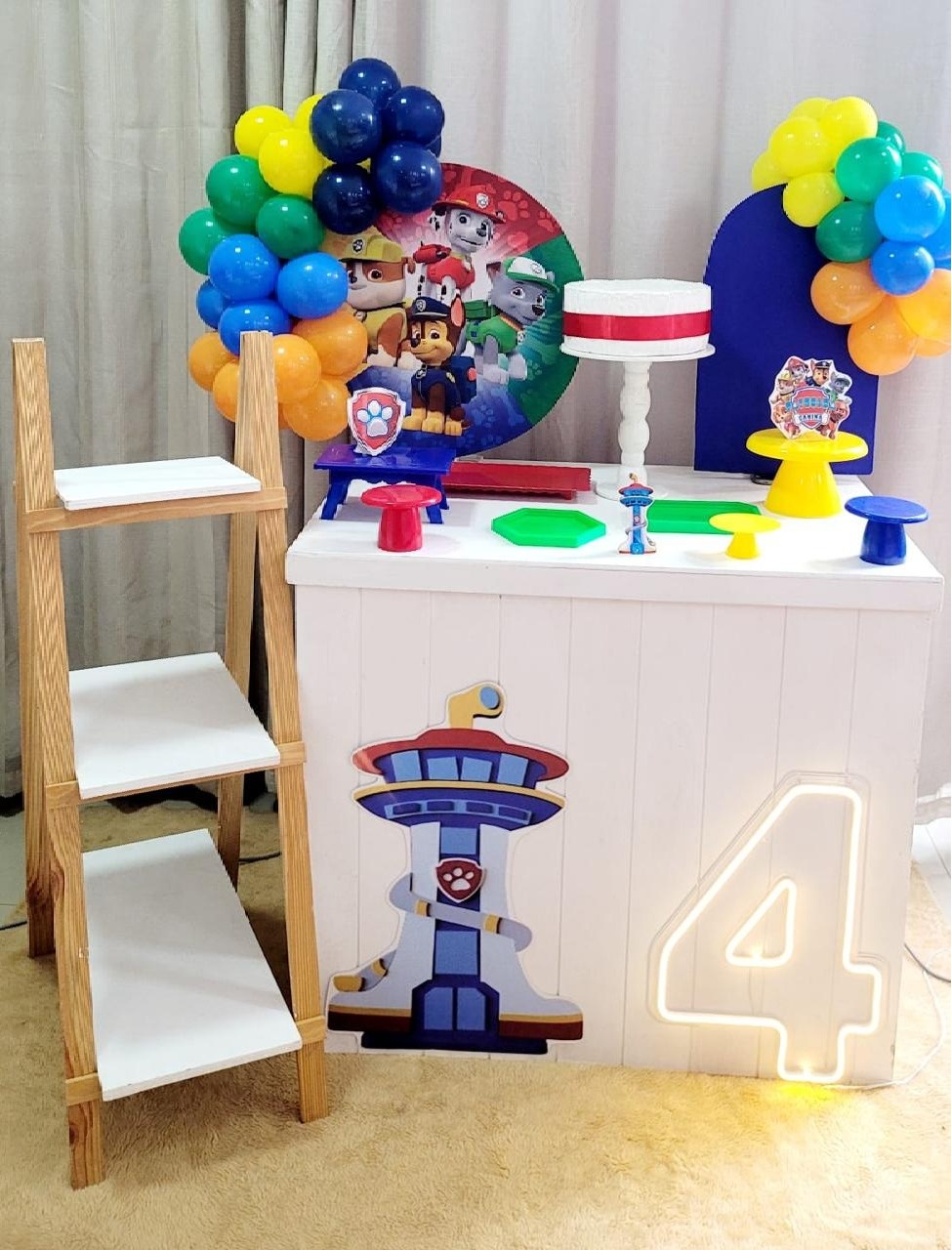 Kit Mini Festa Standard Com Balão - Patrulha Canina 2 - É Só Um Bolinho Locações 