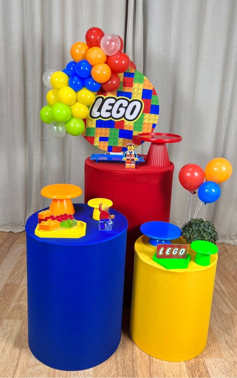 Kit Composto Com Balão -Lego - É Só Um Bolinho Locações 
