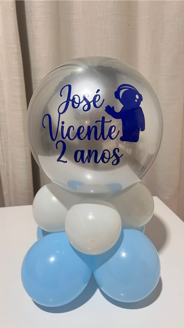 Box de Balão 10 Polegadas-Astronauta - É Só Um Bolinho Locações 