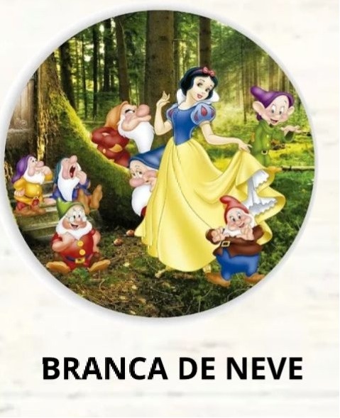Kit Mesa Com Branca de Neve  - É Só Um Bolinho Locações 