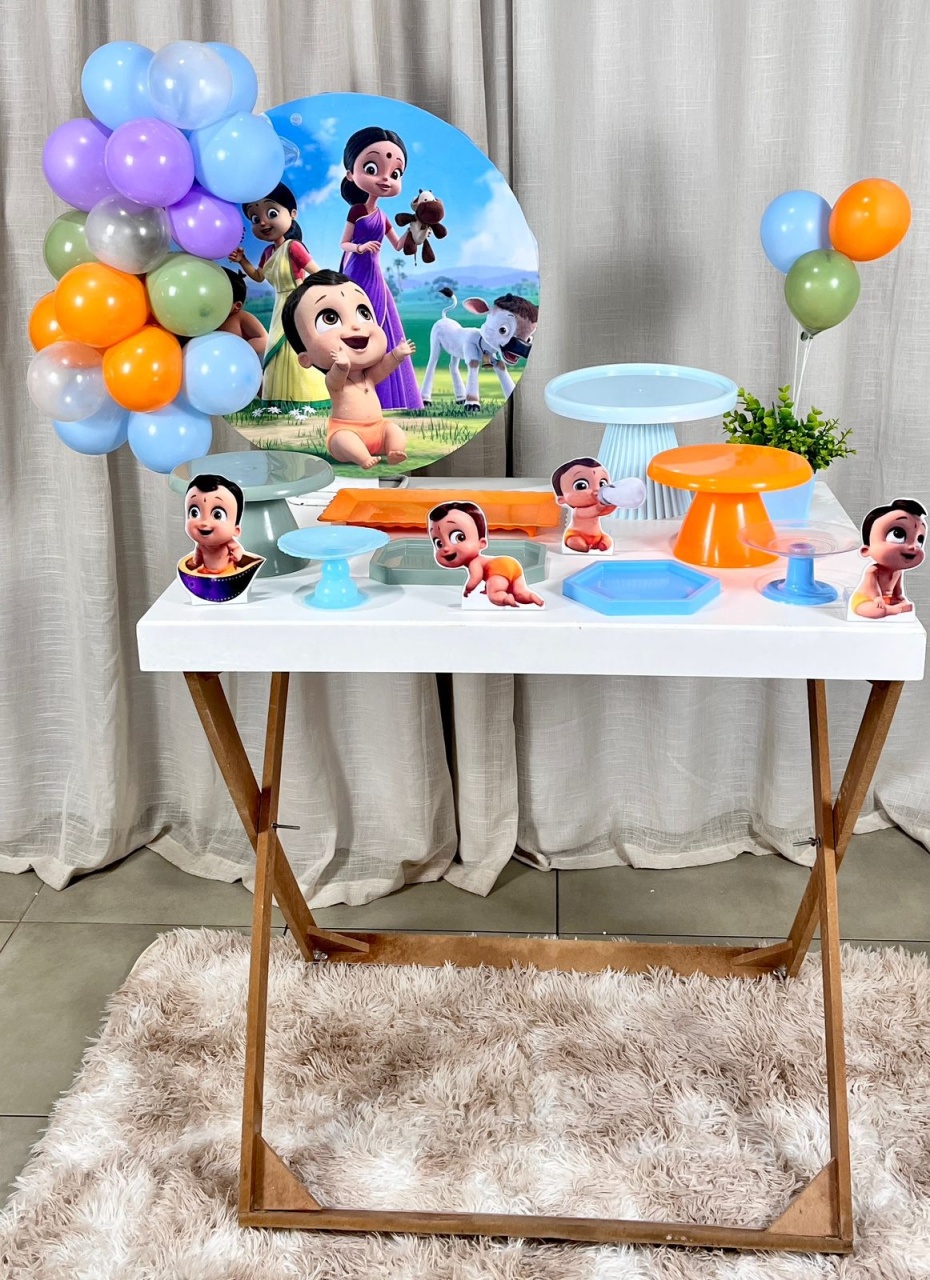 Kit Composto  Com Balão - Pequeno Bem - É Só Um Bolinho Locações 