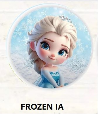 Kit Mesa Com Balão -  Frozen Ia - É Só Um Bolinho Locações 