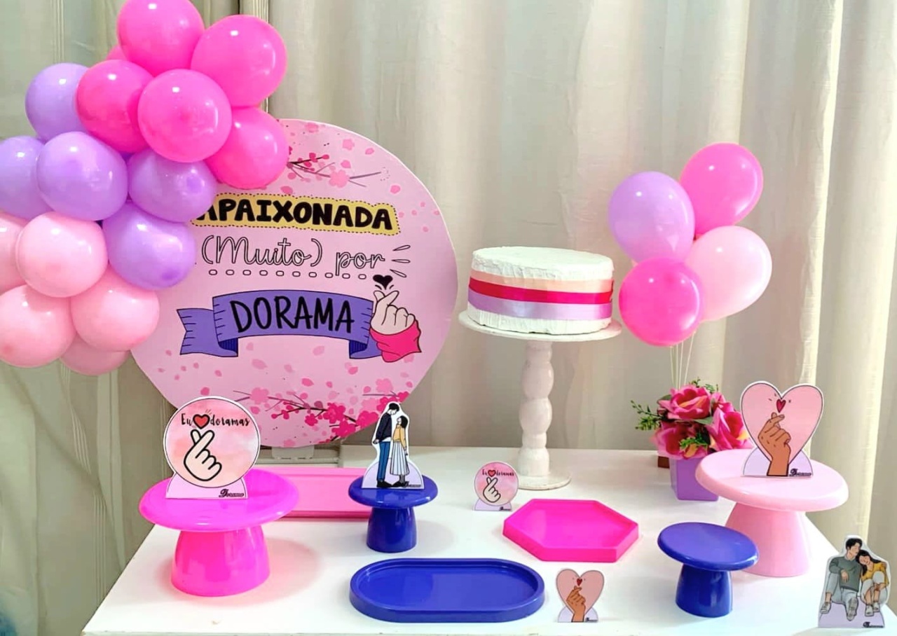 Kit Mesa Com Balão - Dorama - É Só Um Bolinho Locações 