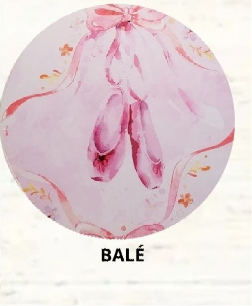 Kit Mesa Com Balões  - Bailarina 1 - É Só Um Bolinho Locações 