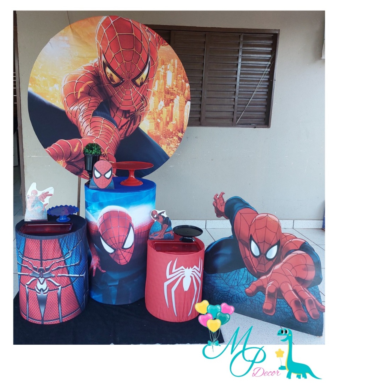 Kit Pegue Monte   Homem-Aranha  - MP DECOR 