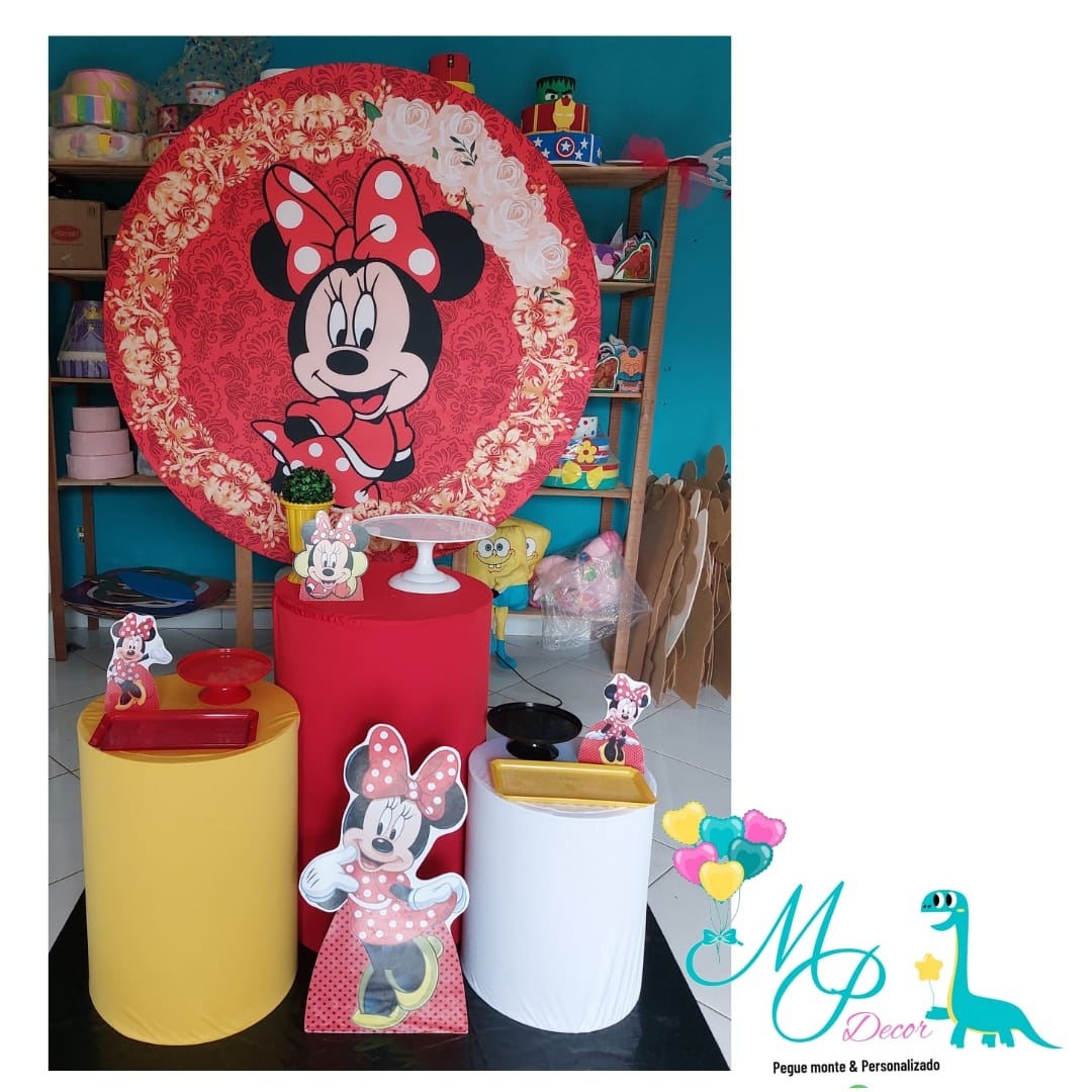 Kit Pegue  Monte Minie Vermelha  2 - MP DECOR 