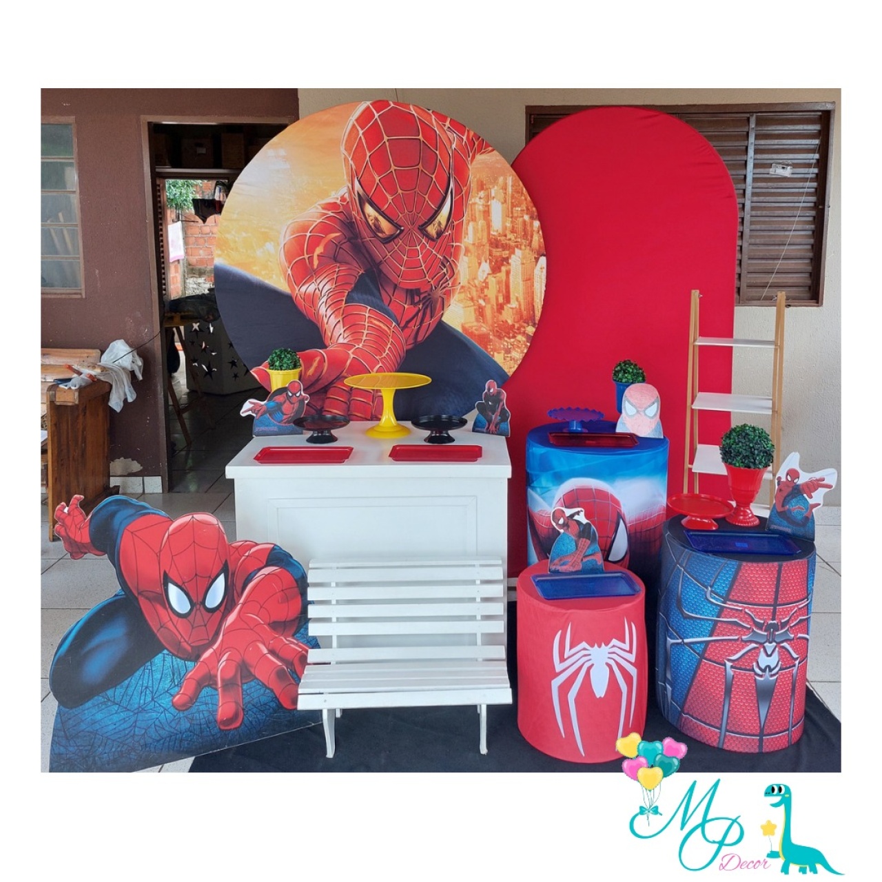 Kit Pegue Monte  Luxinho Homem-Aranha  - MP DECOR 