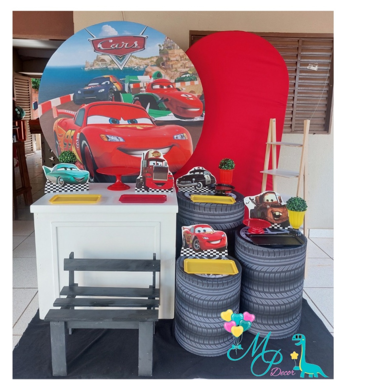Kit Pegue Monte Carros 4 Luxinho  - MP DECOR 