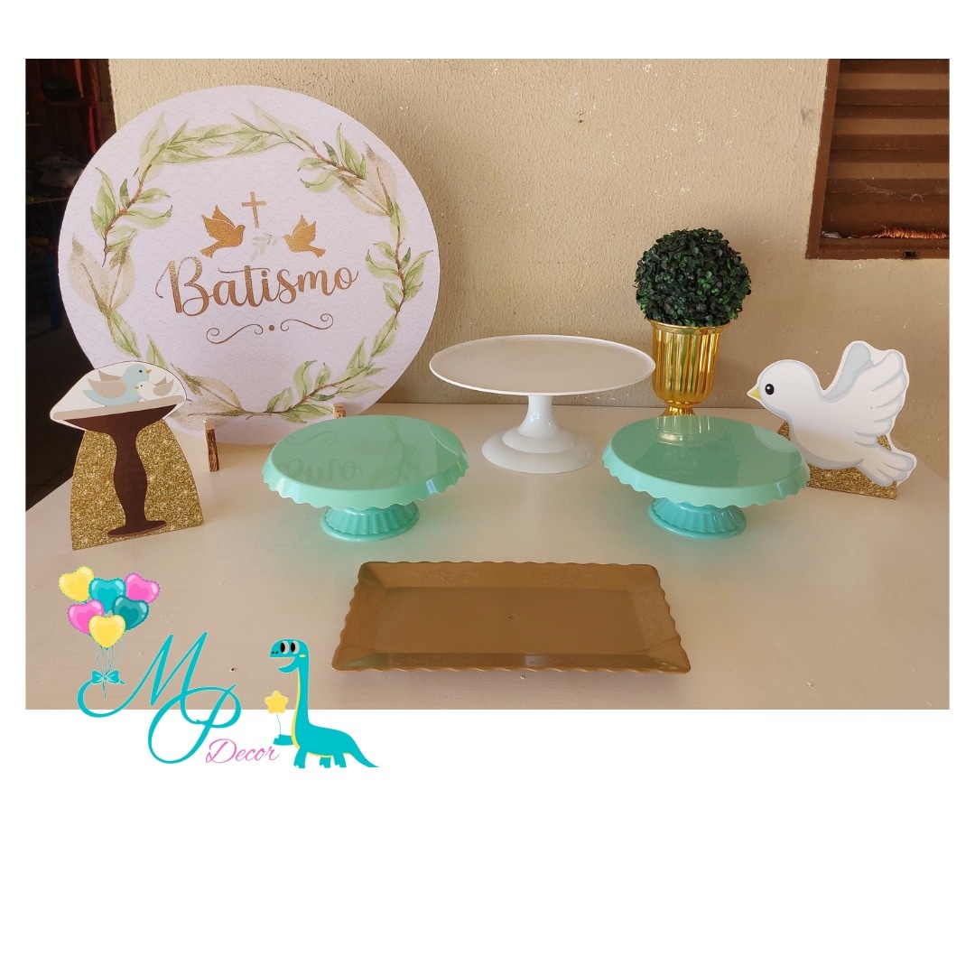 Kit Mesa Parabéns  Batizado  - MP DECOR 