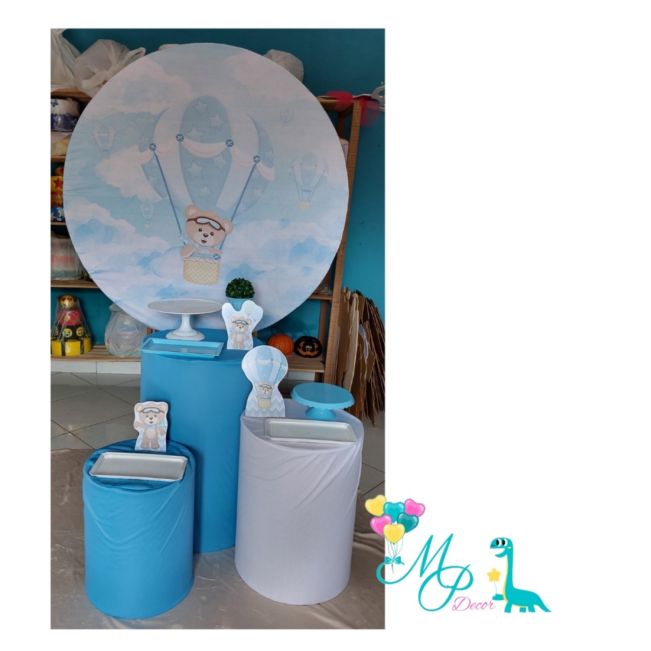 Kit Pegue Monte 2 Urso Baloeiro     - MP DECOR 