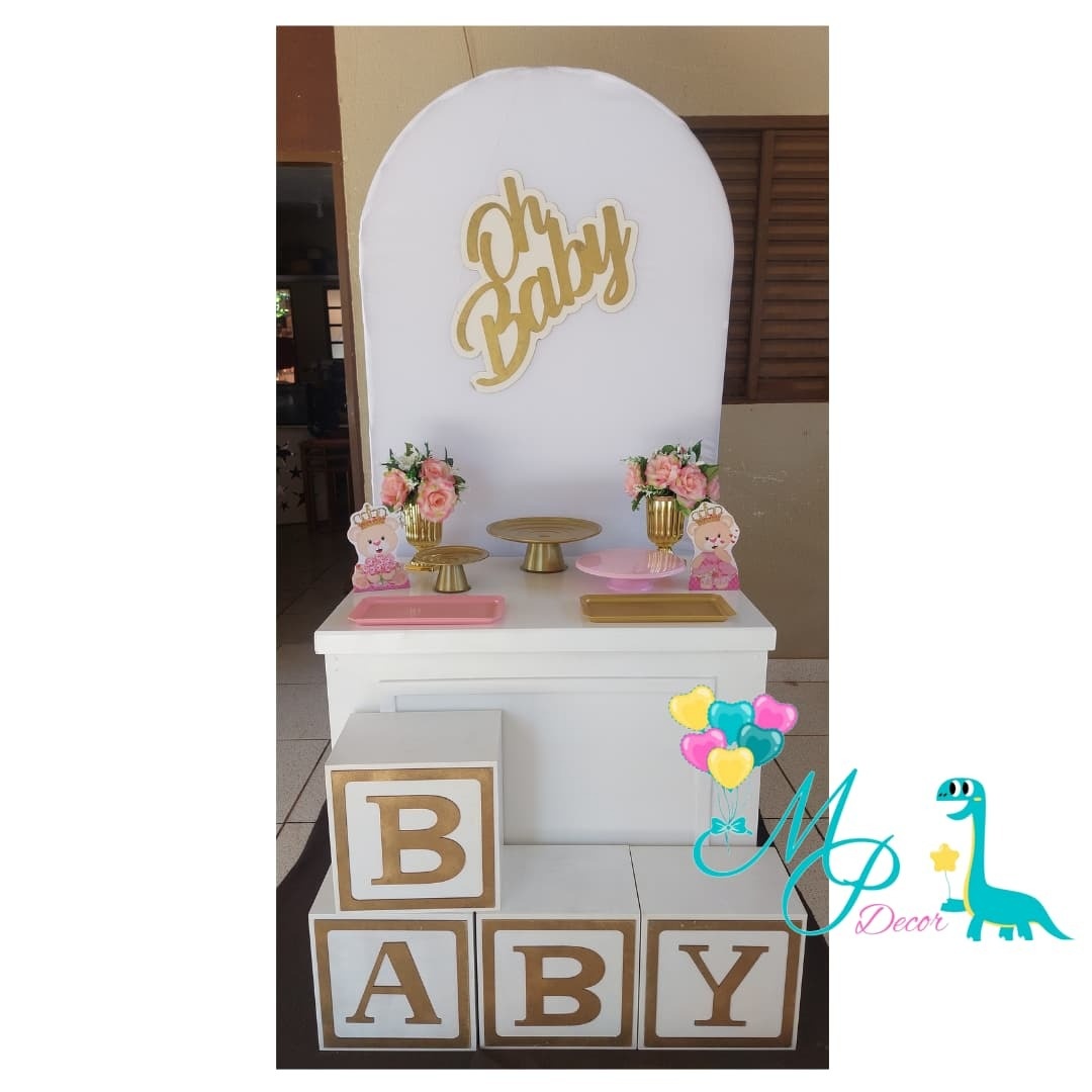 Kit Pegue Monte  Chá  de Bebê 3  - MP DECOR 