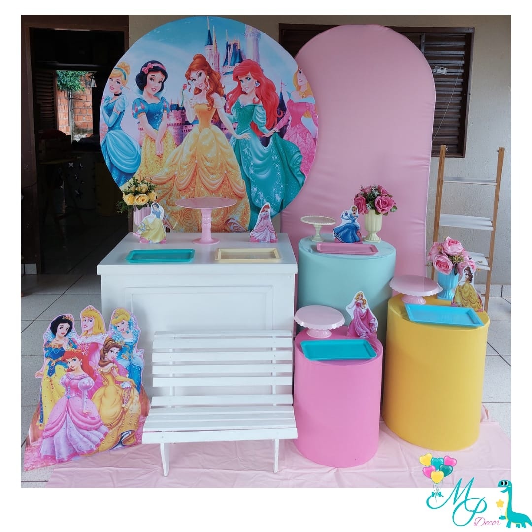Kit Pegue Monte Princesas Luxinho - MP DECOR 