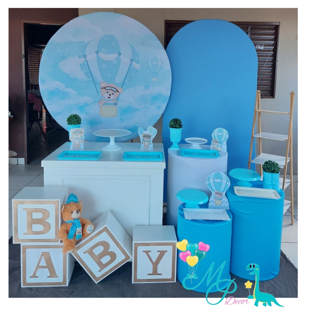 Kit Pegue Monte  Urso Baloeiro   Luxinho  - MP DECOR 