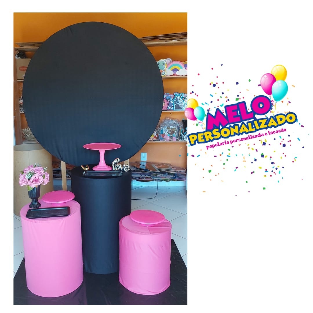 Kit Pegue Monte  Rosa E Preto  2 - MP DECOR 