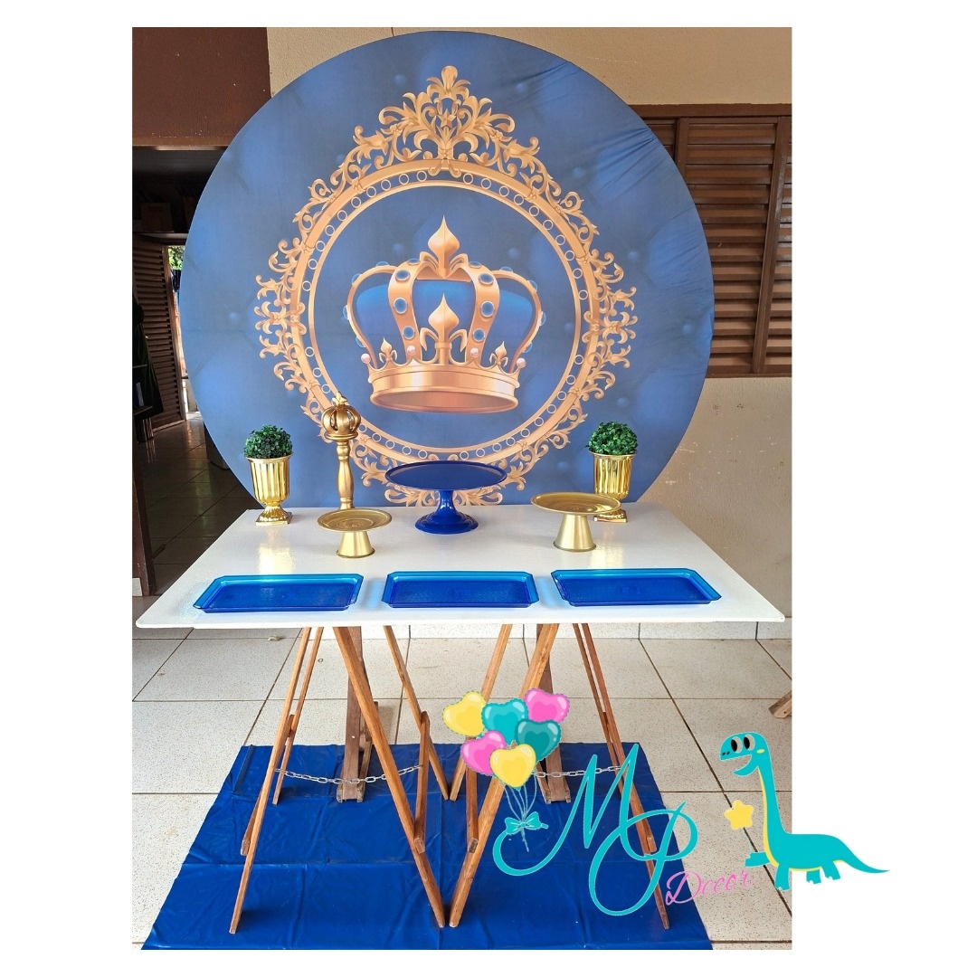 Kit Pegue Monte Mp Coroa Azul    - MP DECOR 