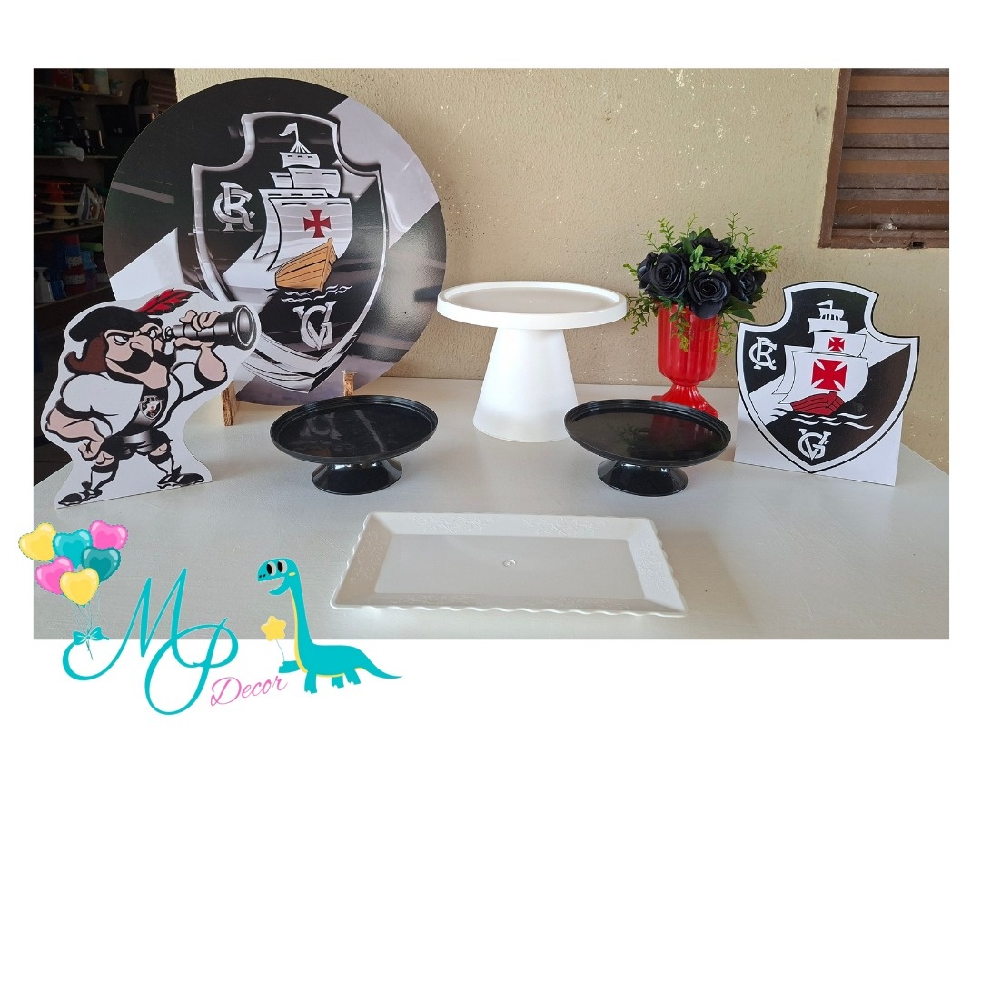 Kit Mesa Parabéns  Vasco  - MP DECOR 