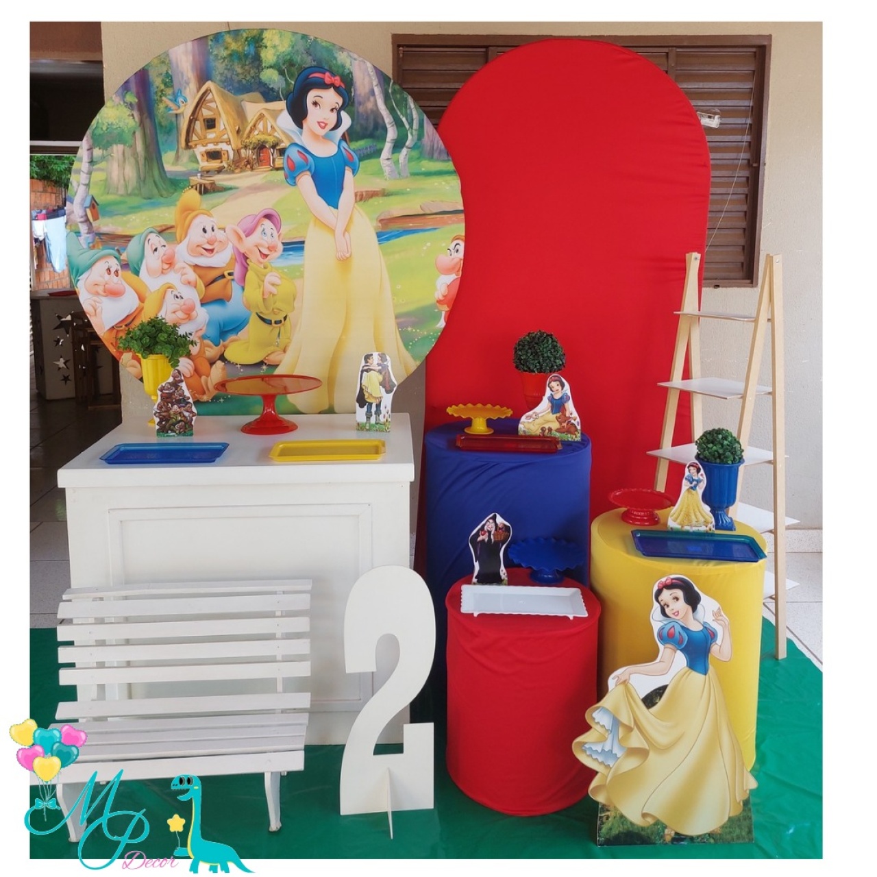 Kit Pegue Monte  Luxinho Branca de Neve - MP DECOR 
