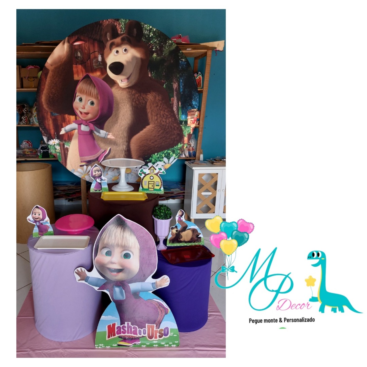Kit Pegue Monte 2  da Masha E Urso  - MP DECOR 