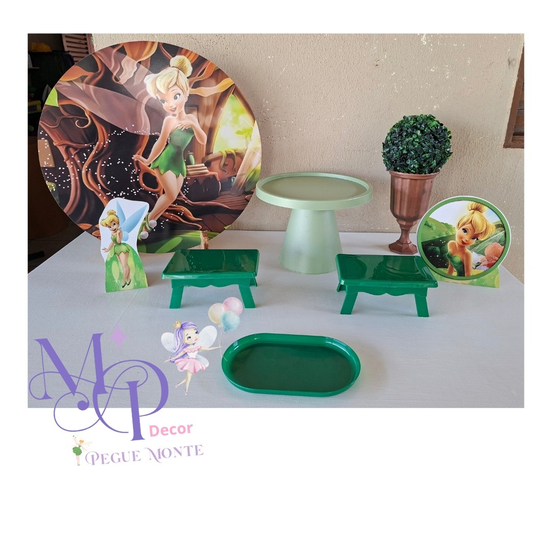 Kit Mesa Parabéns  Sininho - MP DECOR 