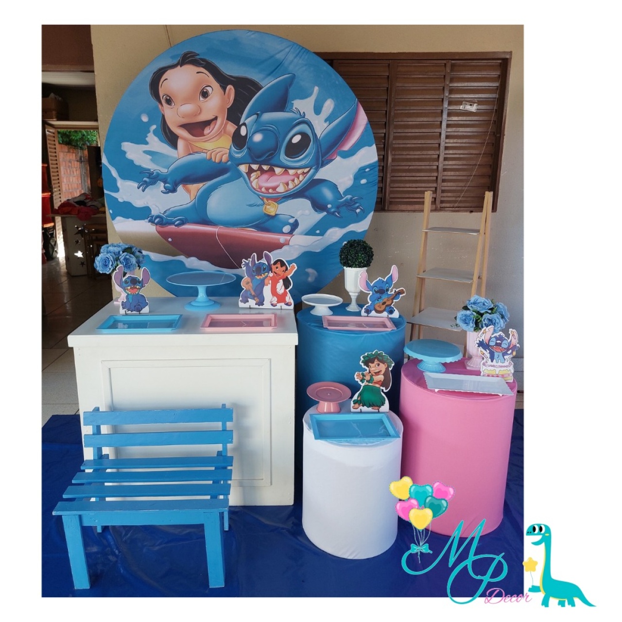 Kit Pegue Monte  Lilo E Stitch 4 - MP DECOR 