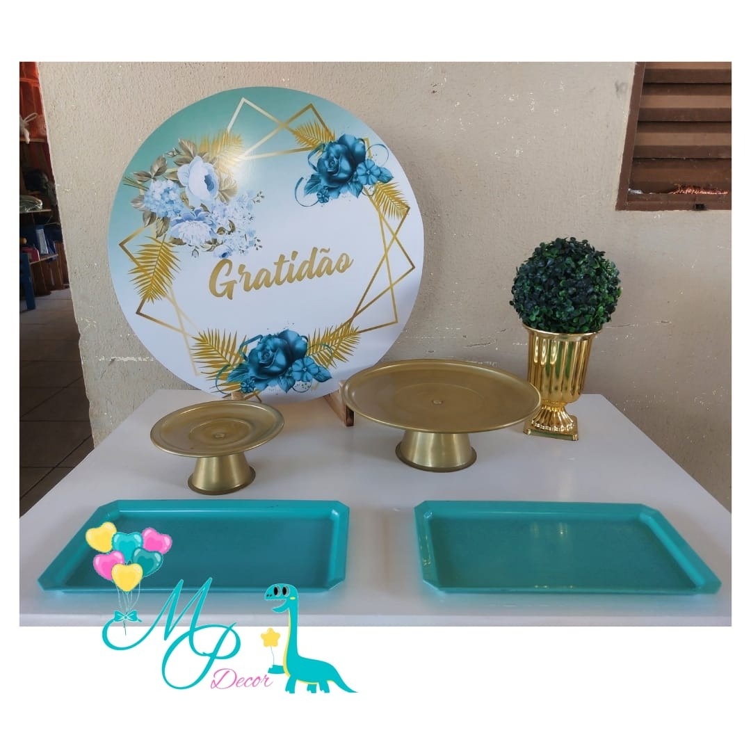 Kit Mesa Parabéns Gratidão 1  - MP DECOR 