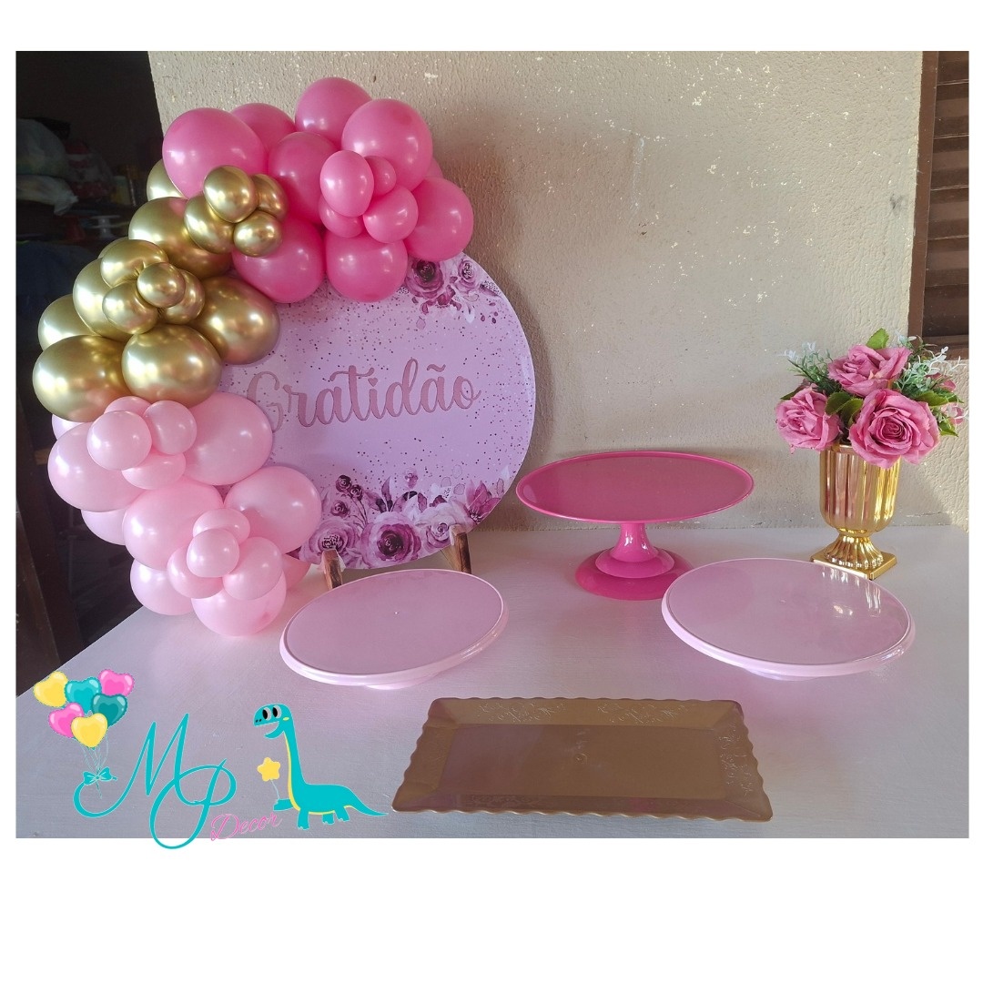 Kit Mesa Parabéns Gratidão 2 - MP DECOR 