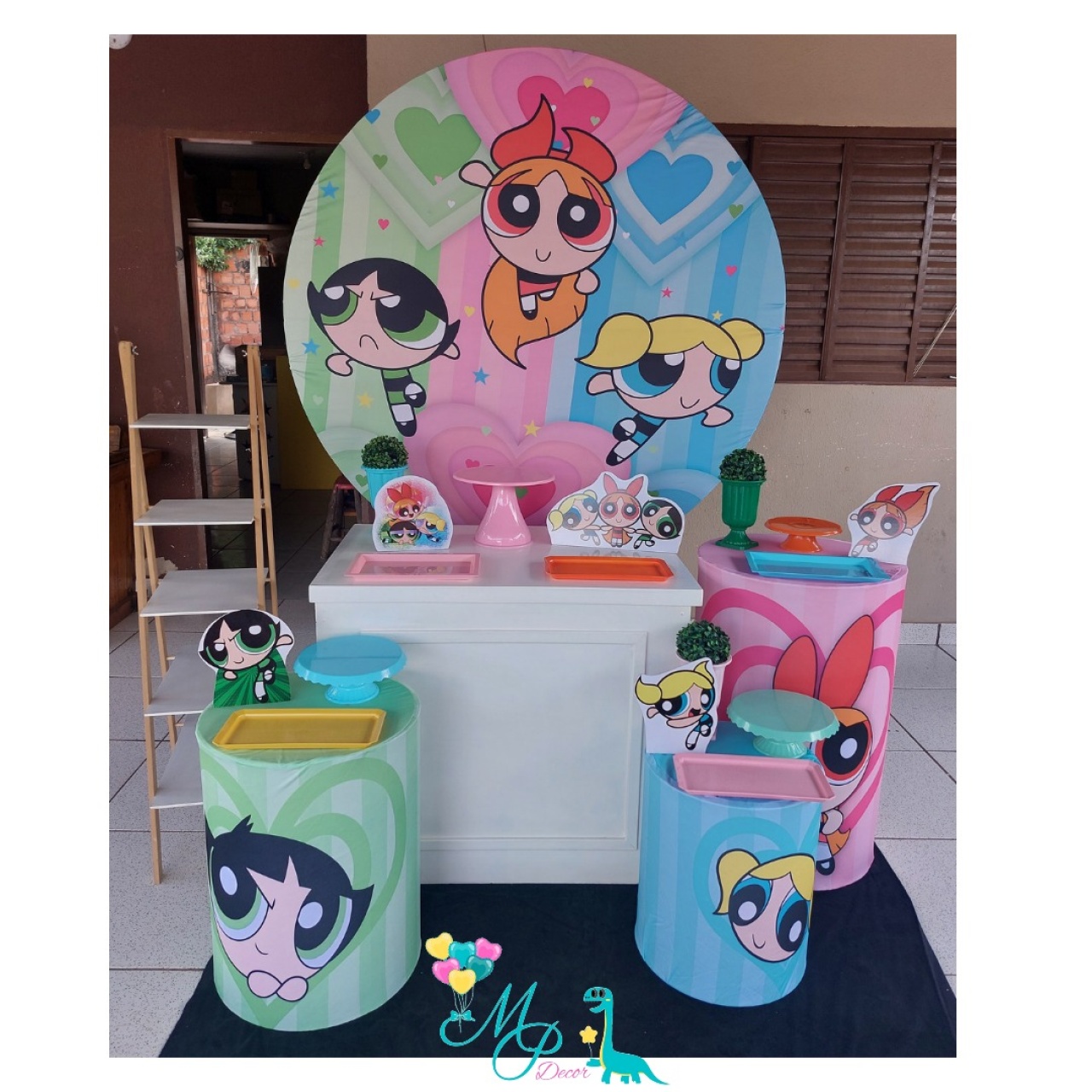 Kit Pegue Monte 3 As Meninas Superpoderosas  - MP DECOR 