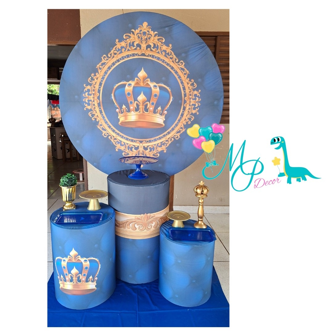Kit Pegue Monte  Coroa Azul   - MP DECOR 