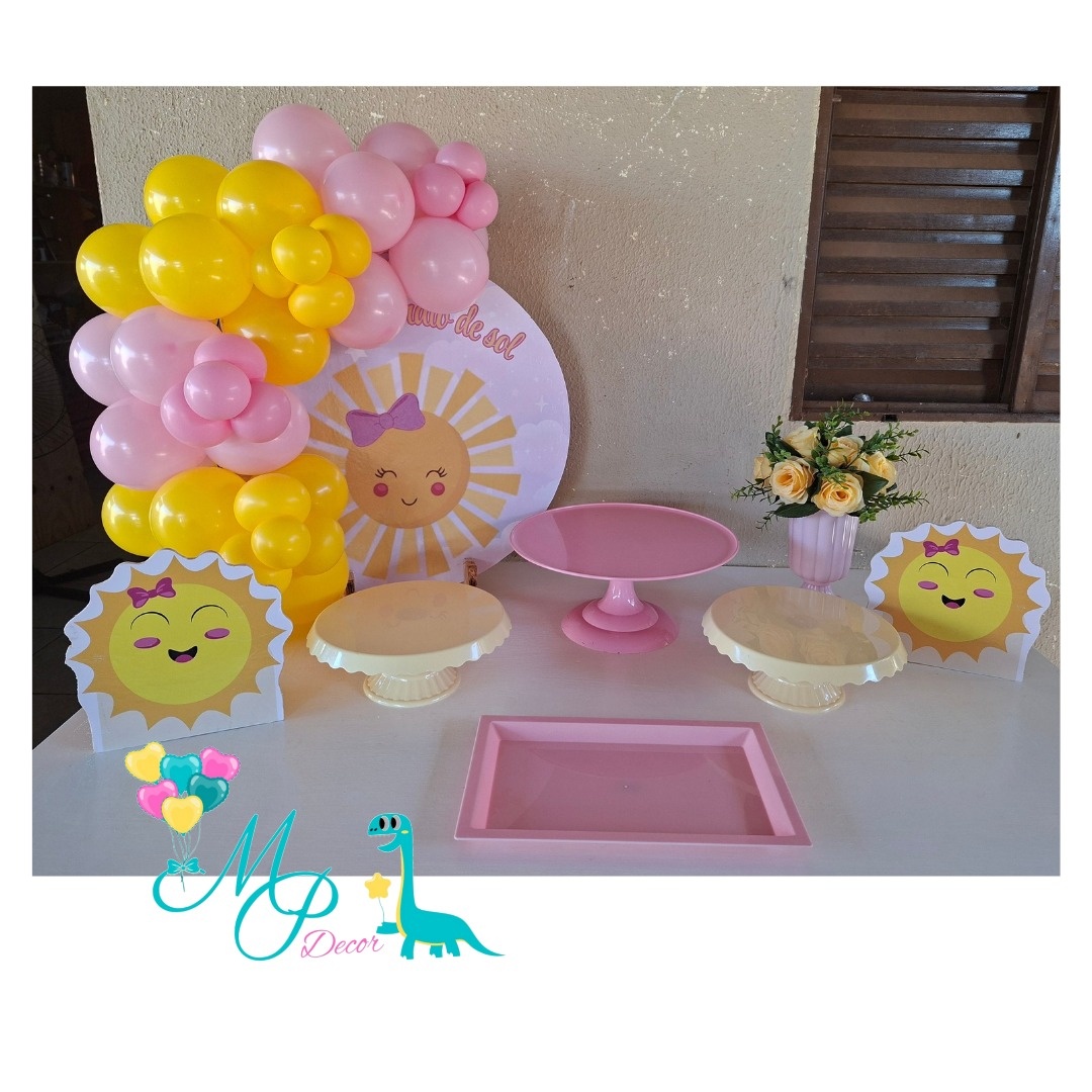 Kit Mesa Parabéns Solzinho  - MP DECOR 