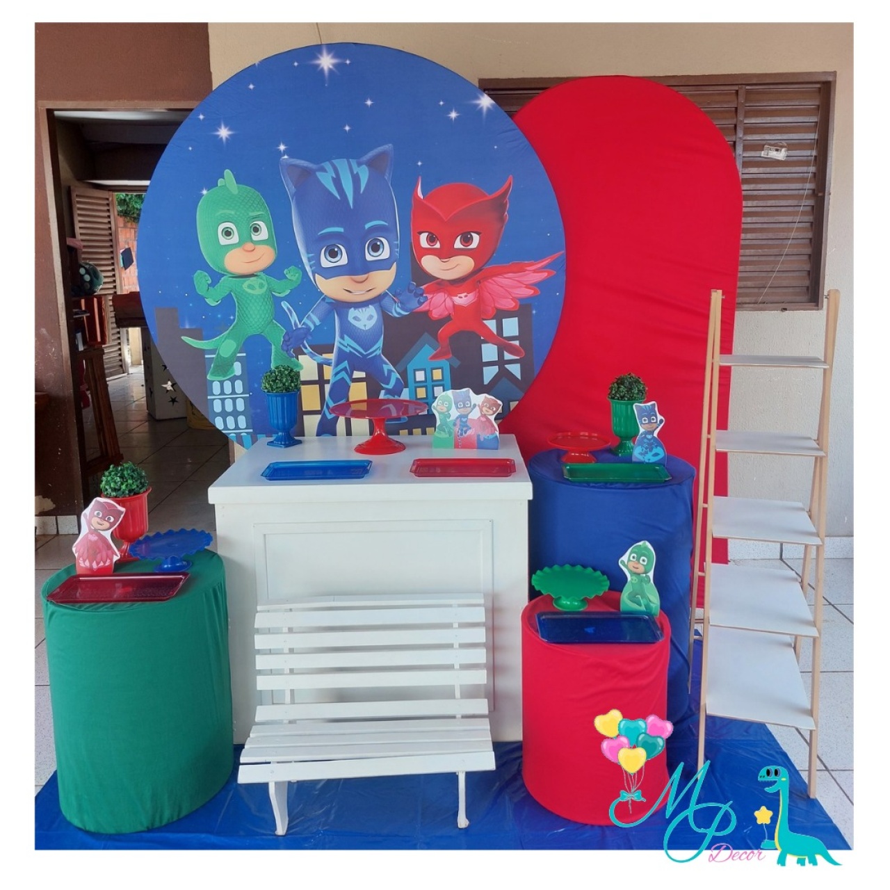Kit Pegeue Monte 4 Pj Masks  Menino - MP DECOR 