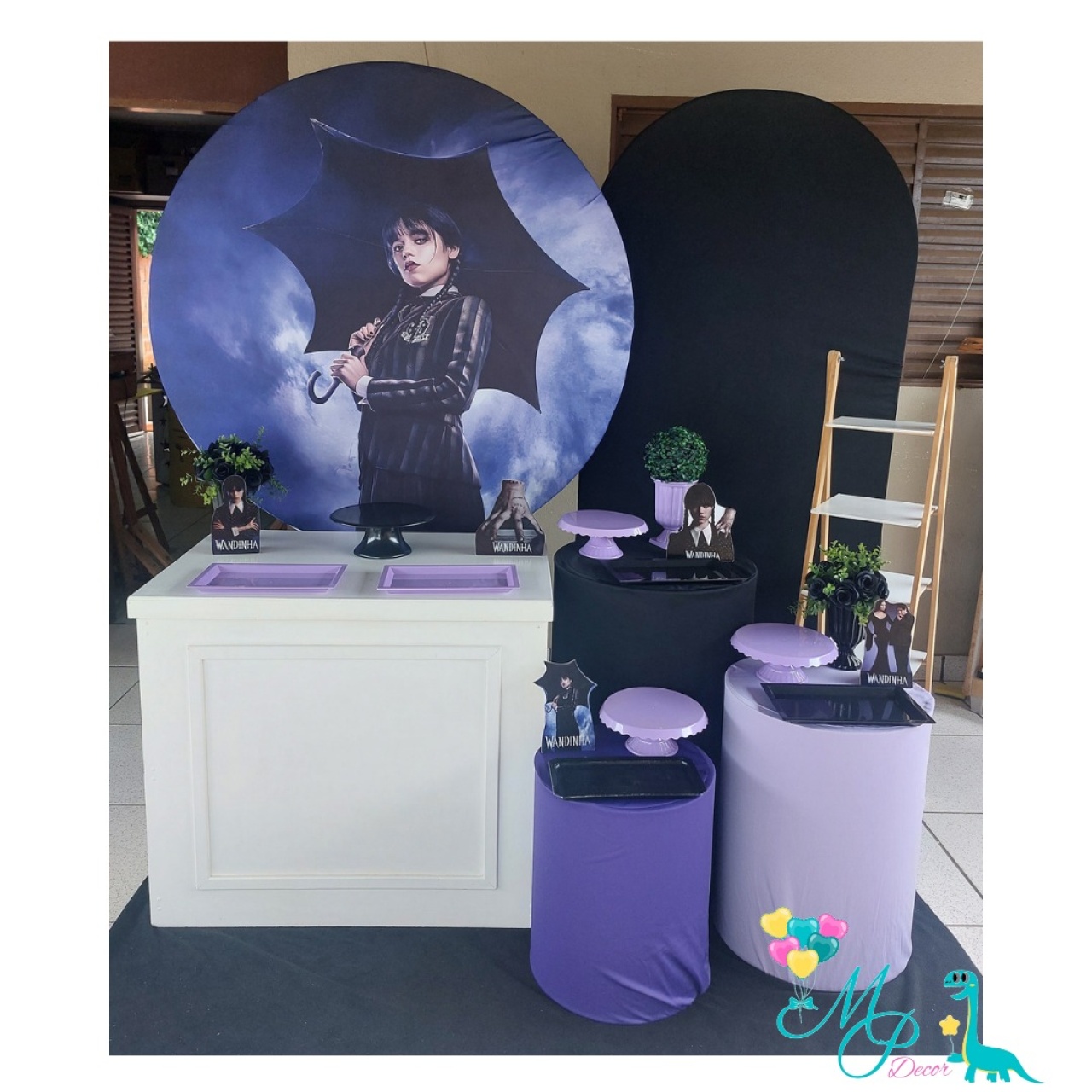 Kit Pegue Monte  Luxinho Wandinha    - MP DECOR 