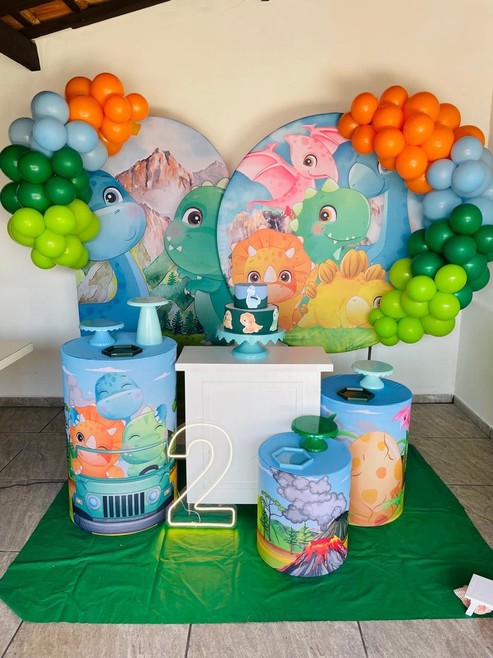 Decoração Dino Baby - karoline pedroso festas