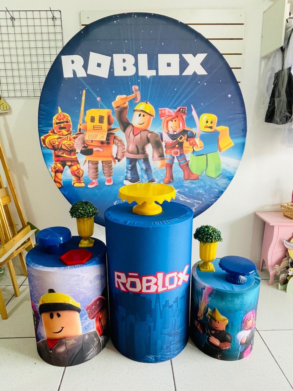 Kit Prata - Roblox - karoline pedroso festas
