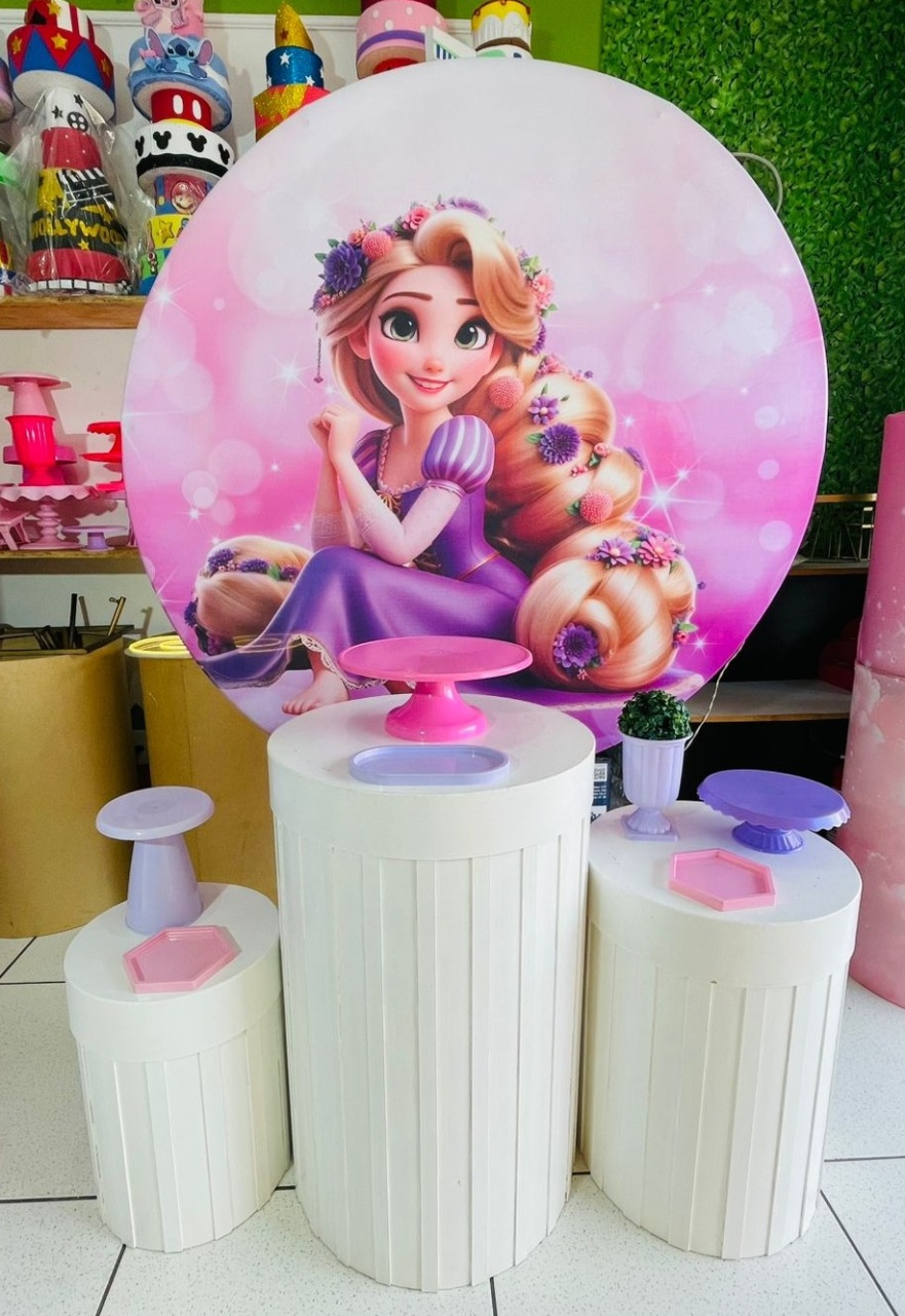 Kit Luxo - Rapunzel  - karoline pedroso festas