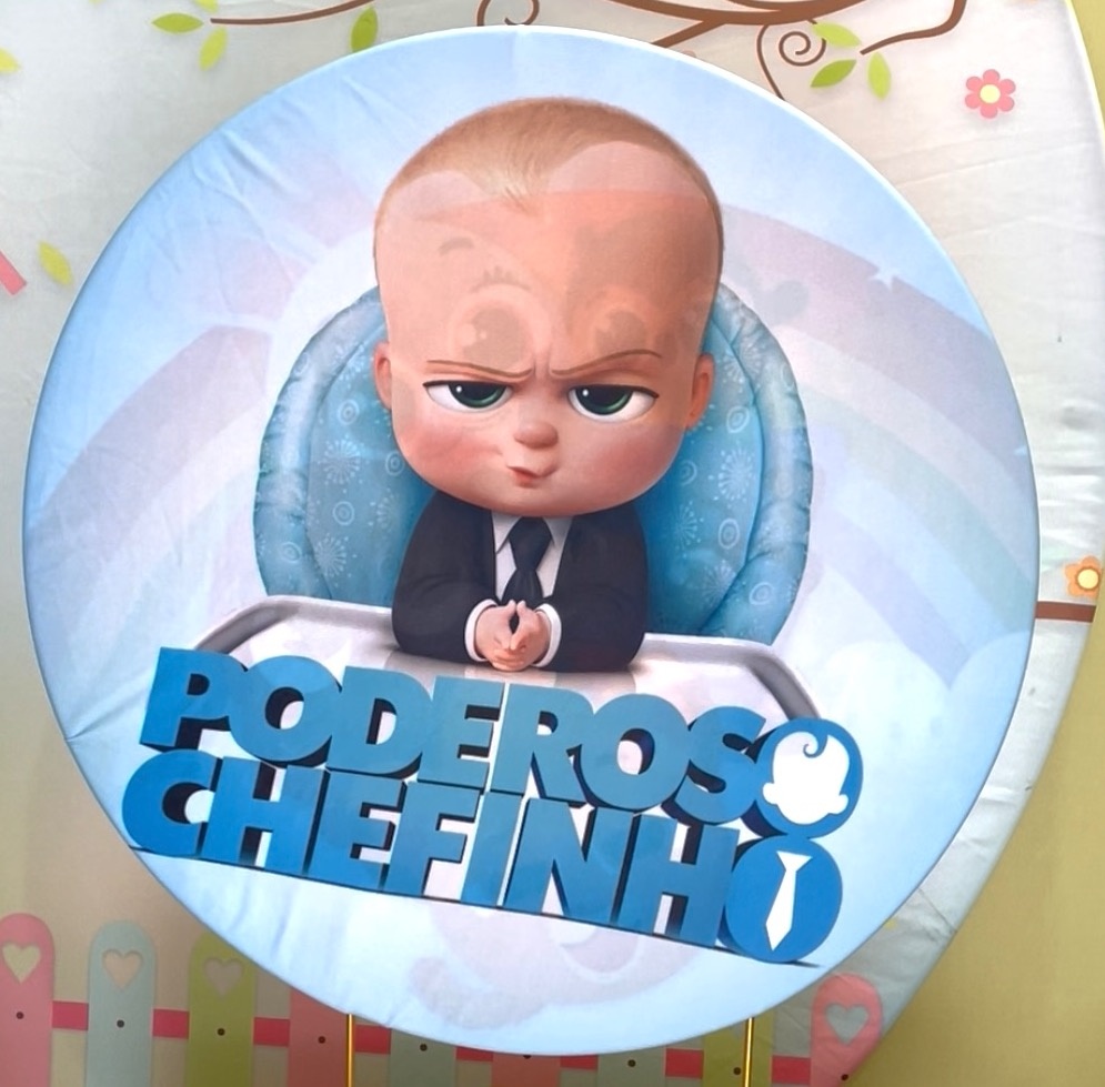 Mini Capa Painel 50Cm - Poderoso Chefinho - karoline pedroso festas