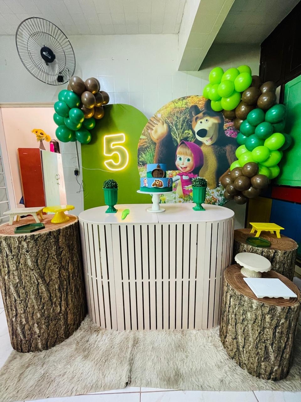 Decoração Masha E O Urso 3 - karoline pedroso festas