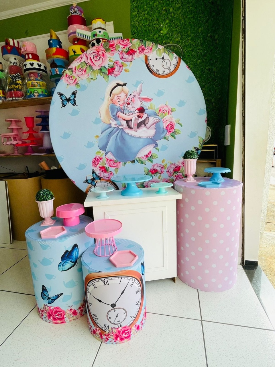 Kit Personalizado - Alice No País das Maravilhas   - karoline pedroso festas