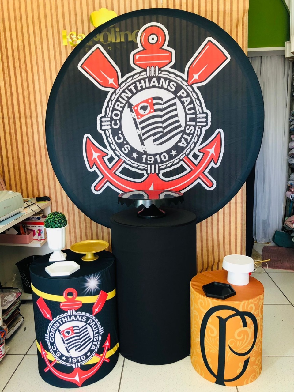 Kit Prata - Corinthians   - karoline pedroso festas