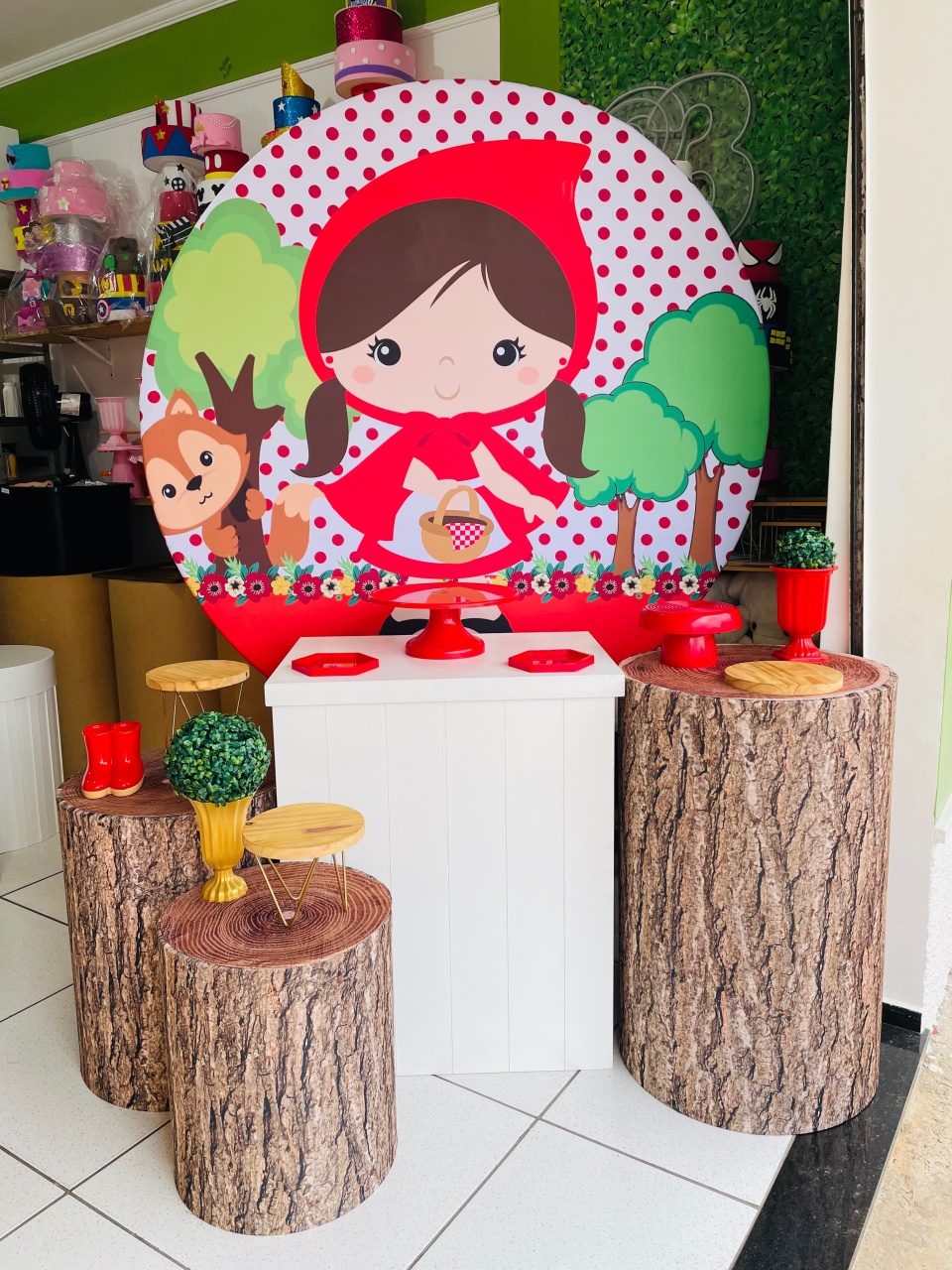 Kit Personalizado - Chapeuzinho Vermelho  - karoline pedroso festas