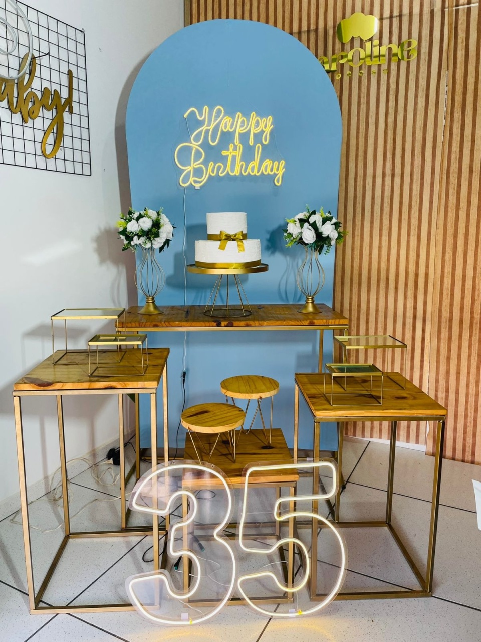 Kit Personalizado - Azul Claro - karoline pedroso festas