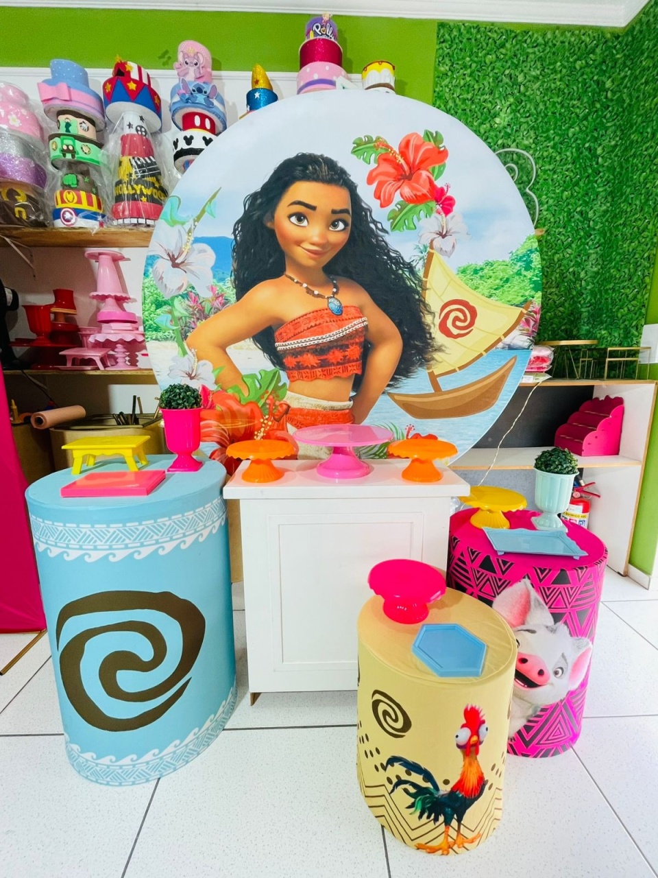 Kit Personalizado - Moana     - karoline pedroso festas
