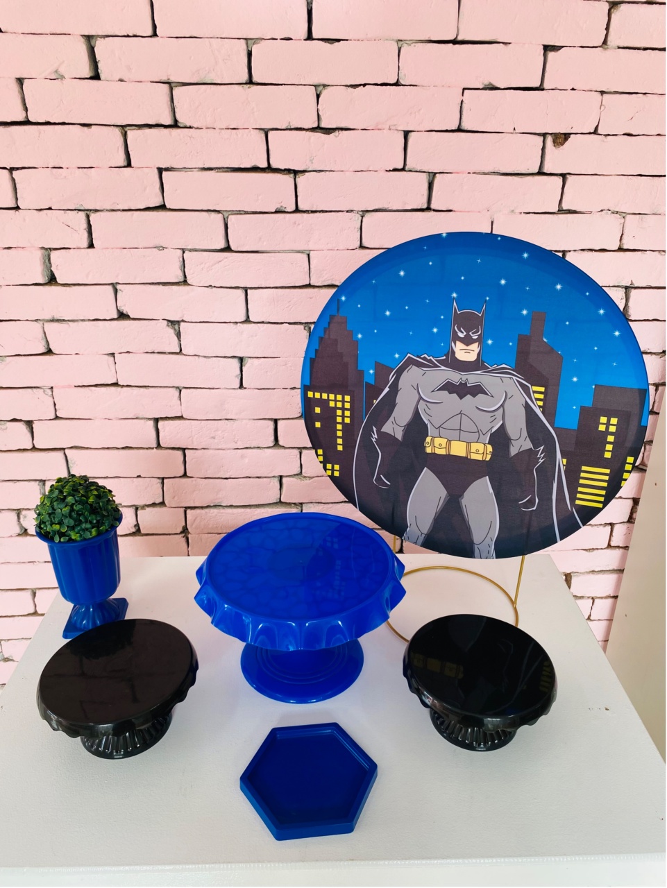 Kit Mini Festa Na Mesa - Batman 2 - karoline pedroso festas