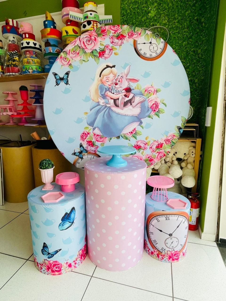 Kit Prata - Alice No País das Maravilhas  - karoline pedroso festas