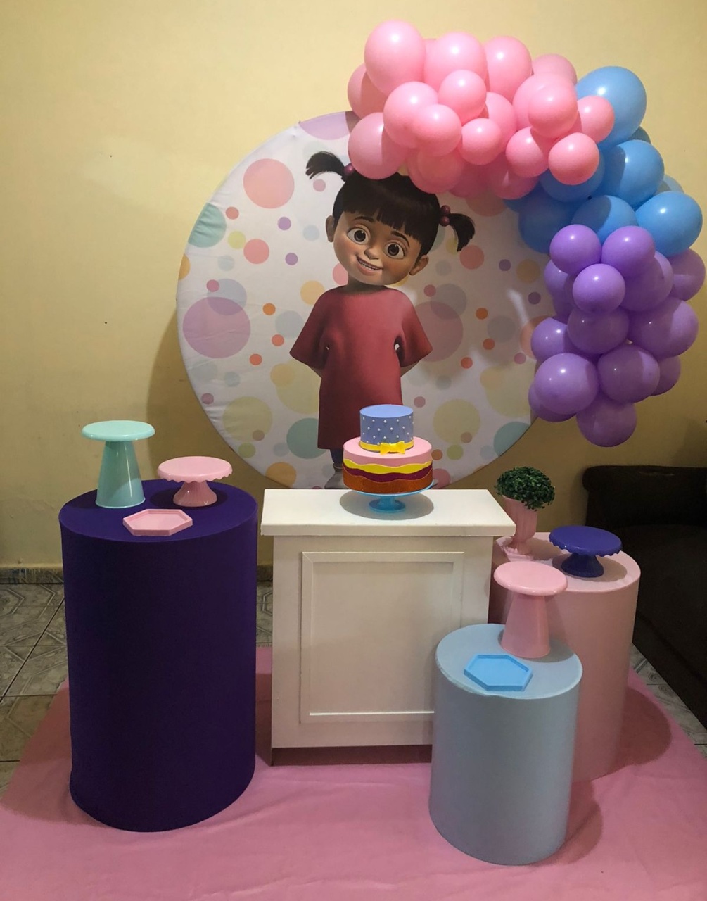 Decoração Boo Monstros S.a. - karoline pedroso festas