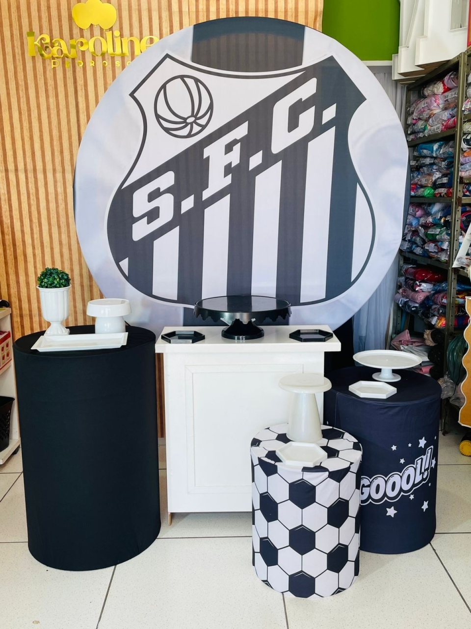 Kit Personalizado - Santos - karoline pedroso festas