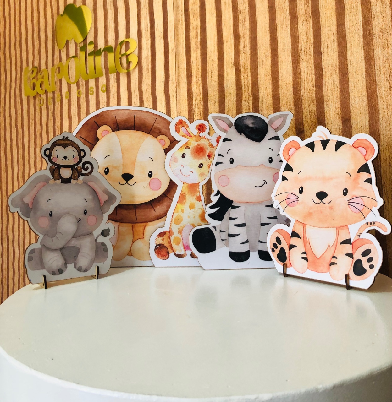 Display de Mesa - Safari  - karoline pedroso festas