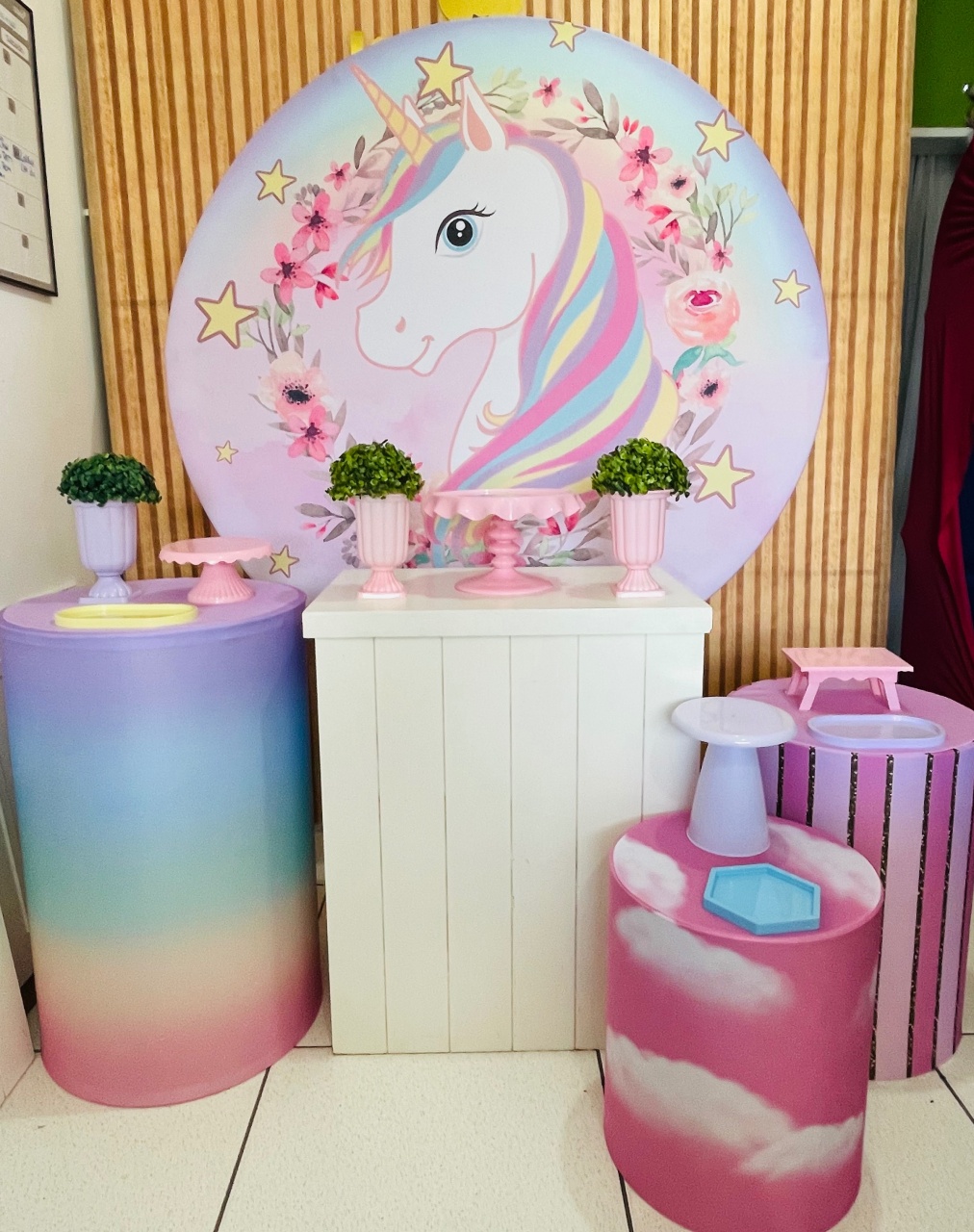 Kit Personalizado - Unicórnio  - karoline pedroso festas