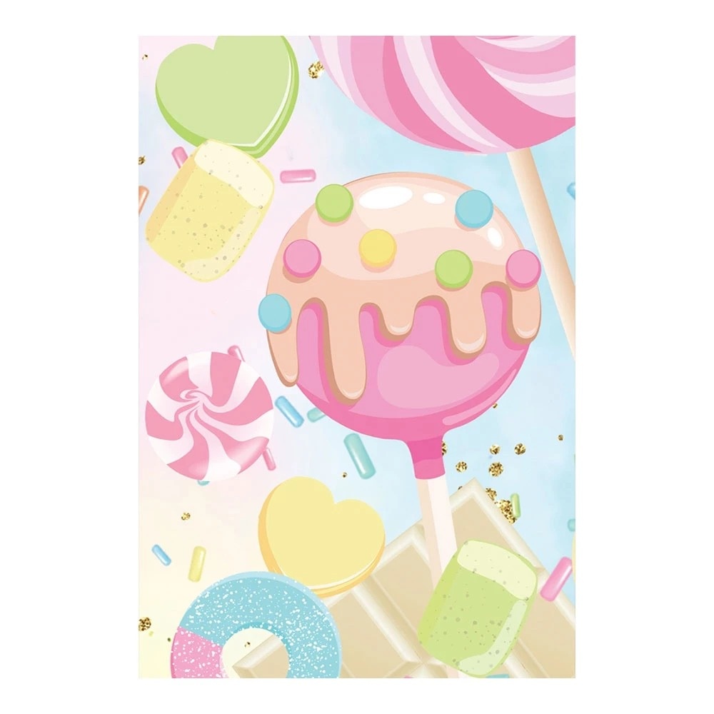 Capa Painel Romano - Doces/Candy - karoline pedroso festas