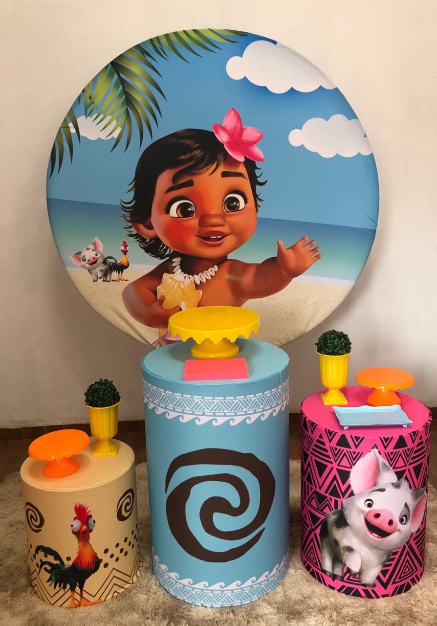 Kit Prata - Moana Baby - karoline pedroso festas