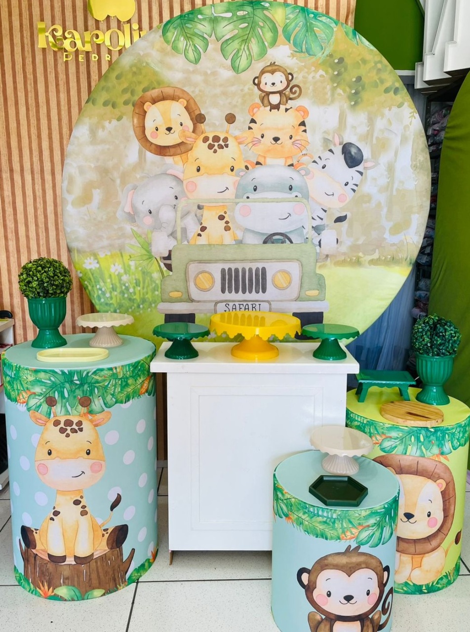 Kit Personalizado - Safari - karoline pedroso festas